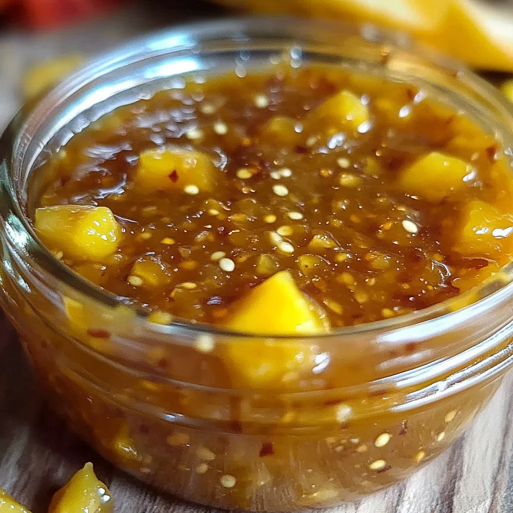 Mango Habanero Honey Garlic Sauce – Sweet, Spicy & Irresistible
