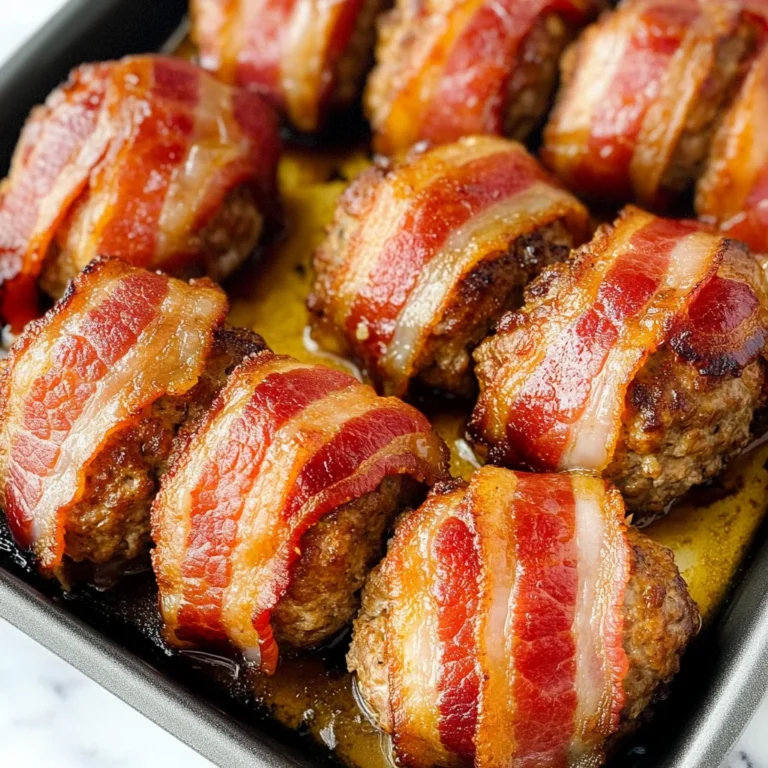 Mini Turkey Bacon Wrapped Meatloaf Recipe