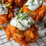 Pickle-Brined Chicken Bites w/ a Creamy Blue Cheese Sauce