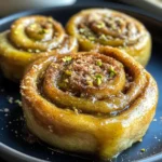 Pistachio Butter Cinnamon Rolls