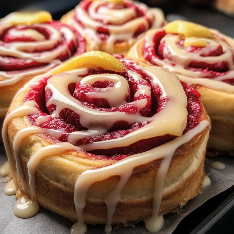 Raspberry Cinnamon Rolls
