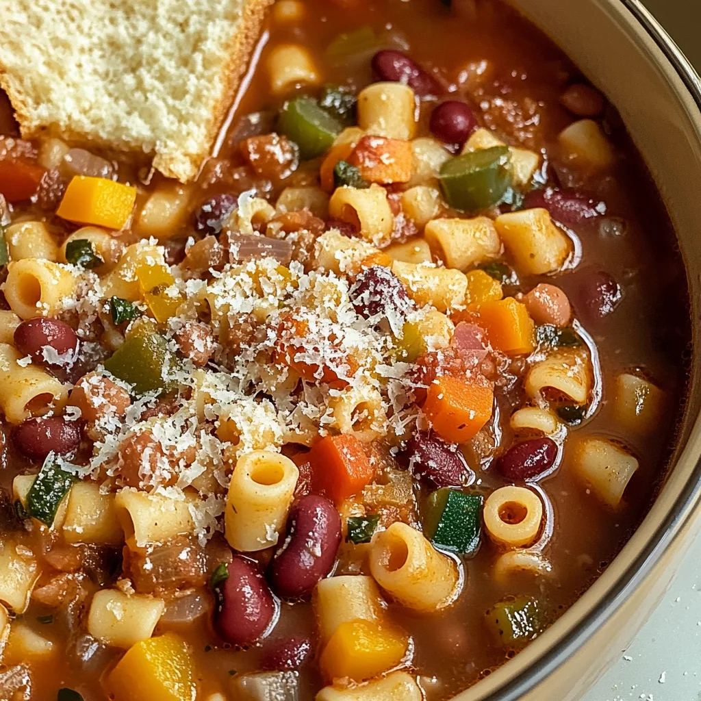 Slow Cooker Olive Garden Pasta e Fagioli