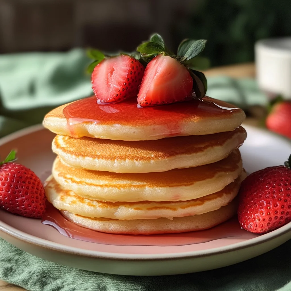 Strawberry Pancakes Recipe