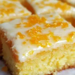 BEST Orange Drizzle Traybake Cake