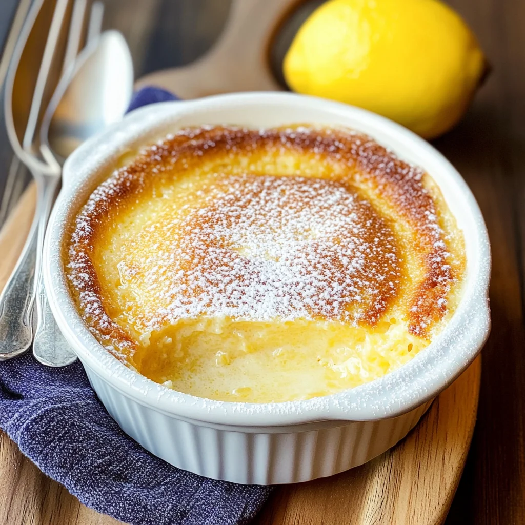 Baked Lemon Pudding