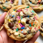 Cake Batter Chocolate Chip Cookies