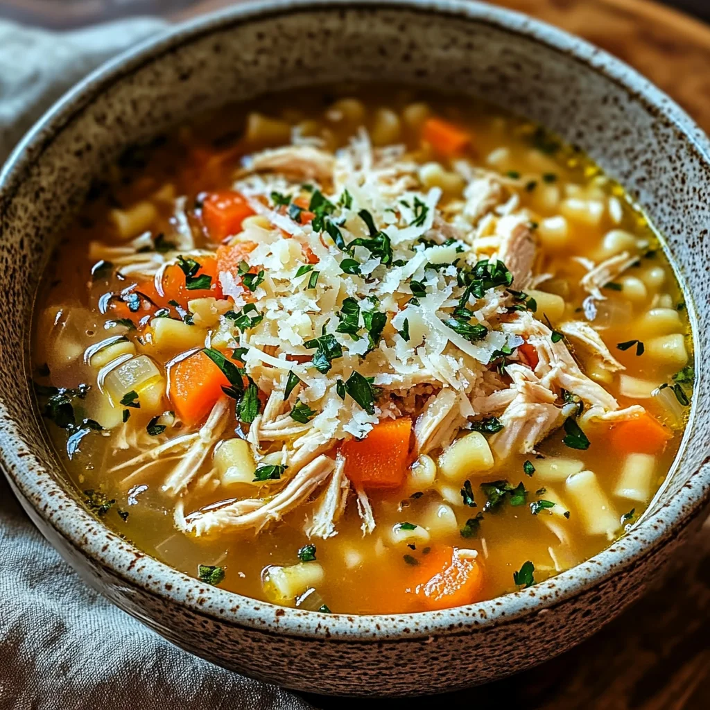 Chicken Pastina Soup Recipe