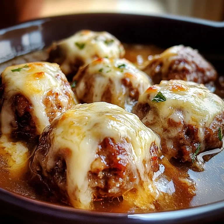 Crockpot French Onion Meatballs: 5 Steps to Comfort Bliss