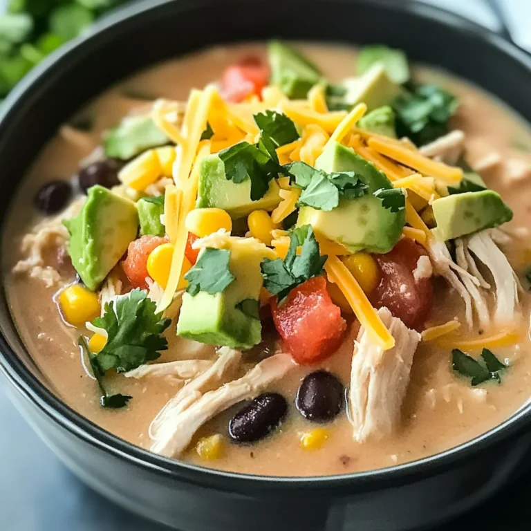 Crockpot White Chicken Chili – Easy, Creamy & Hearty