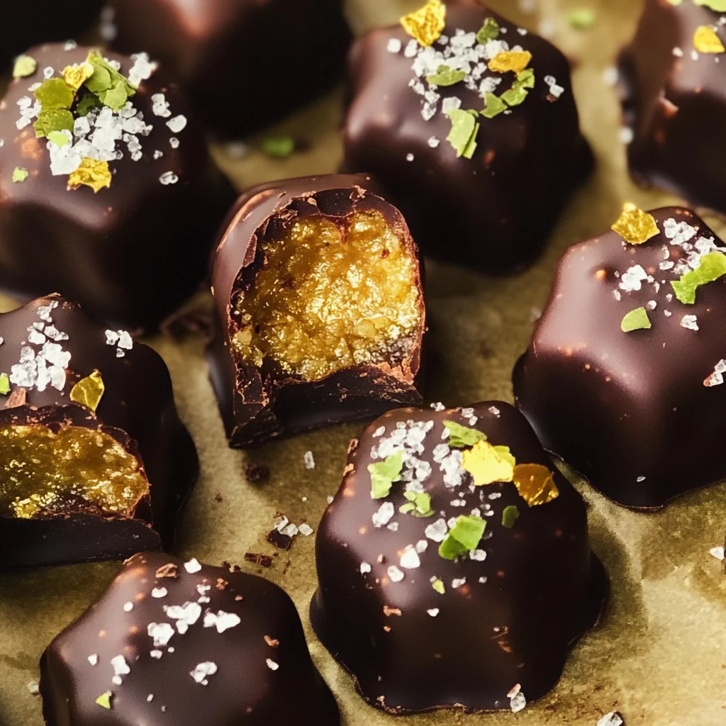 Dubai Chocolate Bonbons with Sea Salt