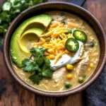 Flavorful Crockpot White Chicken Chili Soup