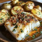 Garlic Butter Cod with Roasted Potatoes: A Culinary Delight