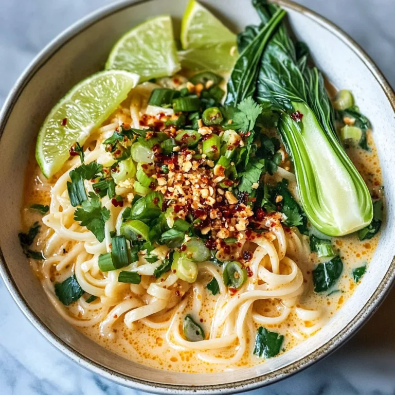 Quick Spicy Coconut Noodles