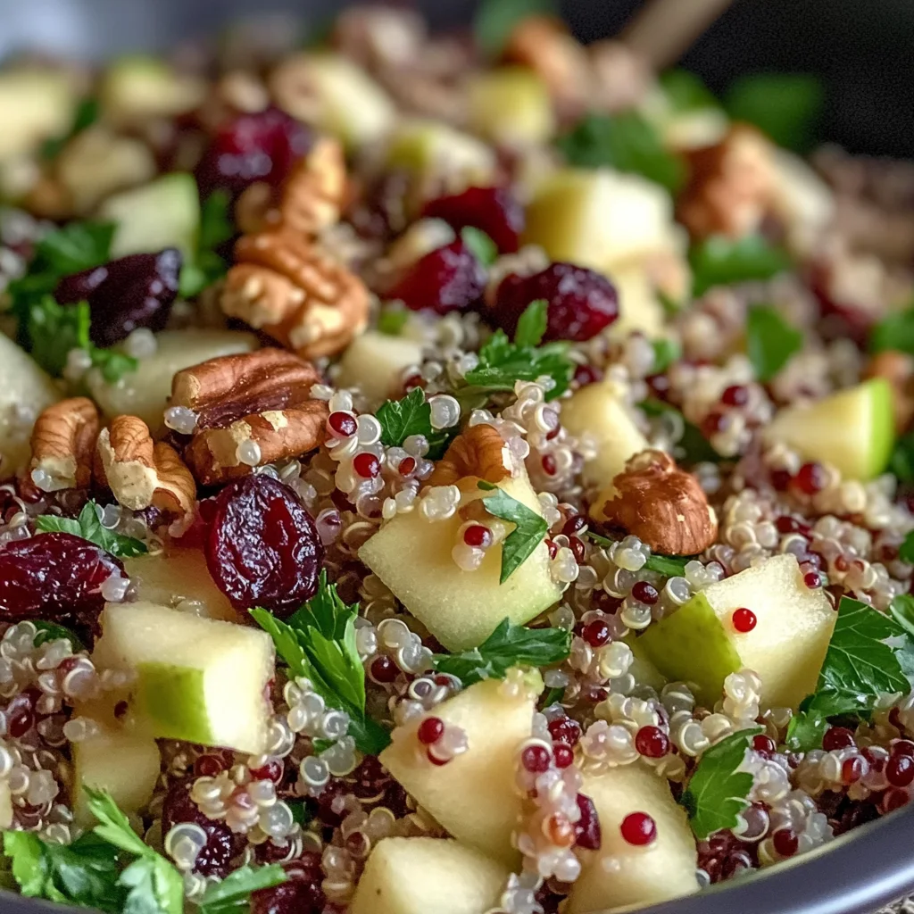 Quinoa Apple Salad: A Fruity, Fresh & Flavor-Packed Favorite