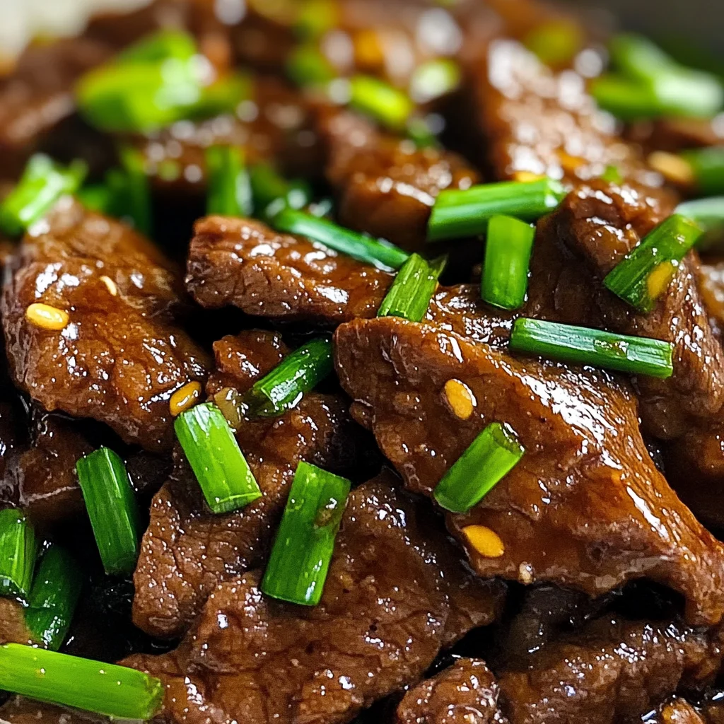 Slow Cooker Mongolian Beef