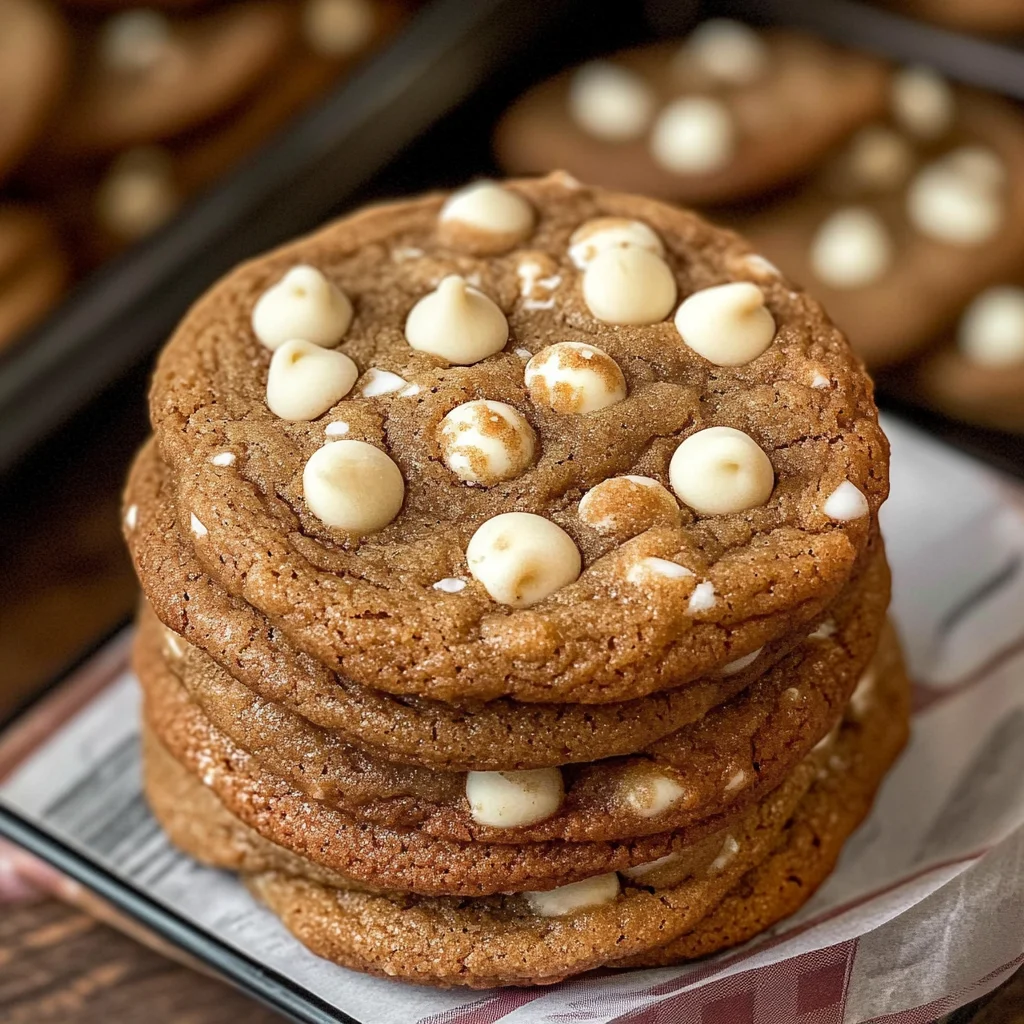 Bakery Gingerbread White Chocolate Cookies