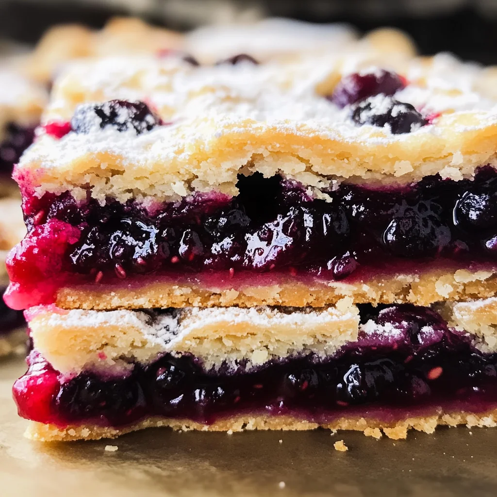 Blackberry Pie Bars