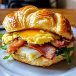 Breakfast Croissant Sandwich Recipe