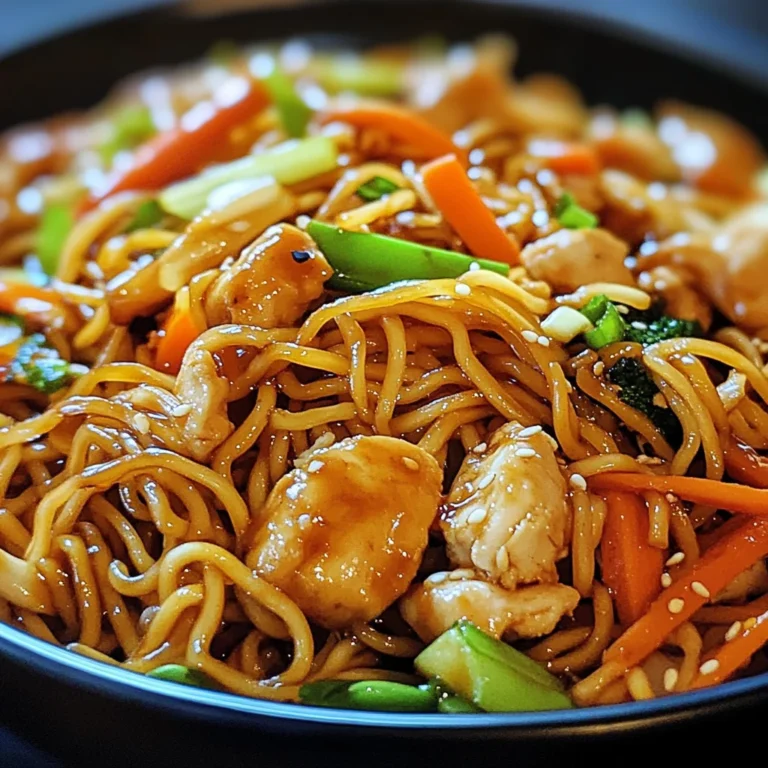 Chicken Chow Mein with The Best Chow Mein Sauce