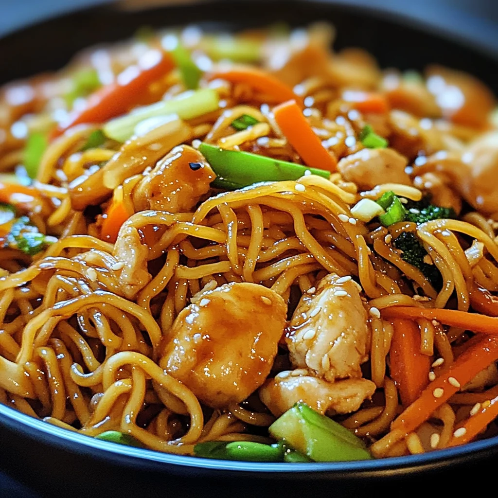 Chicken Chow Mein with The Best Chow Mein Sauce