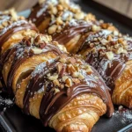 Chocolate Hazelnut Croissant Bake