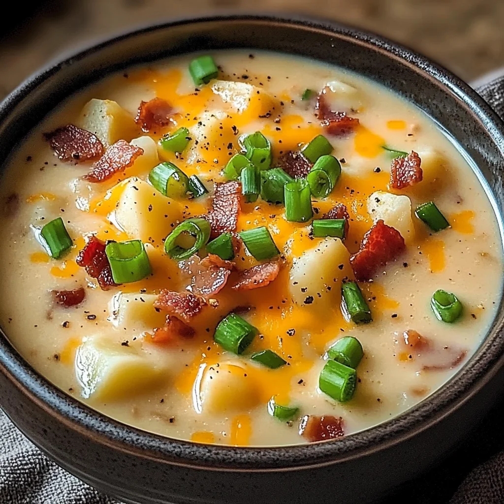 Comforting Loaded Baked Potato Soup