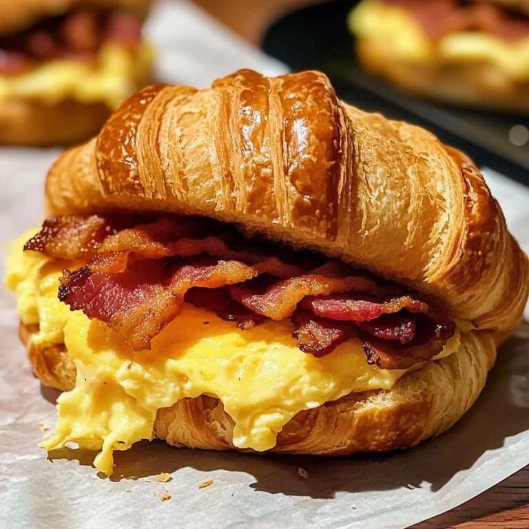 Croissant Breakfast Sandwich Recipe