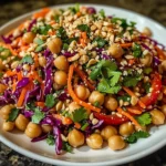 Crunchy Thai Chickpea Salad Recipe That You'll Love!