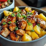 Delicious Teriyaki Chicken and Pineapple Bowls in 30 Minutes