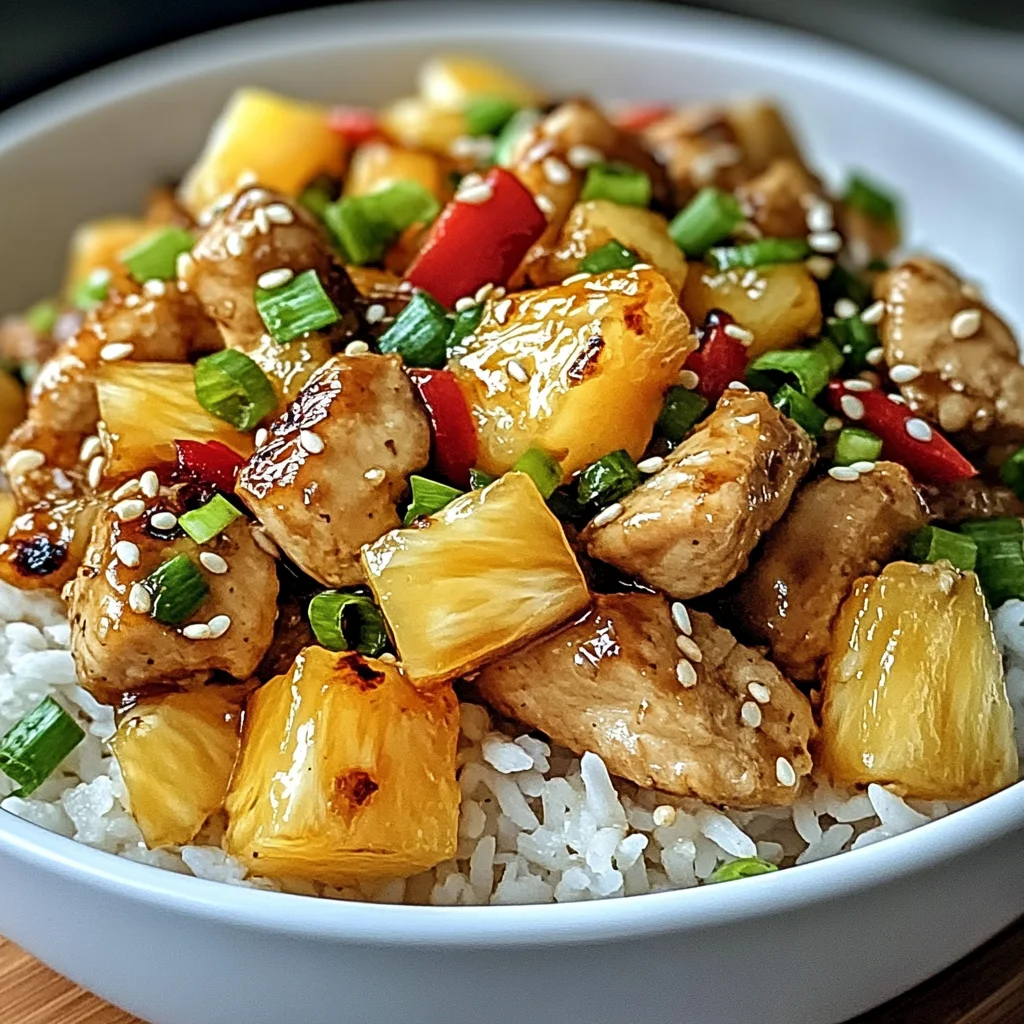 Discover the Joy of Pineapple Chicken and Rice in 30 Minutes!
