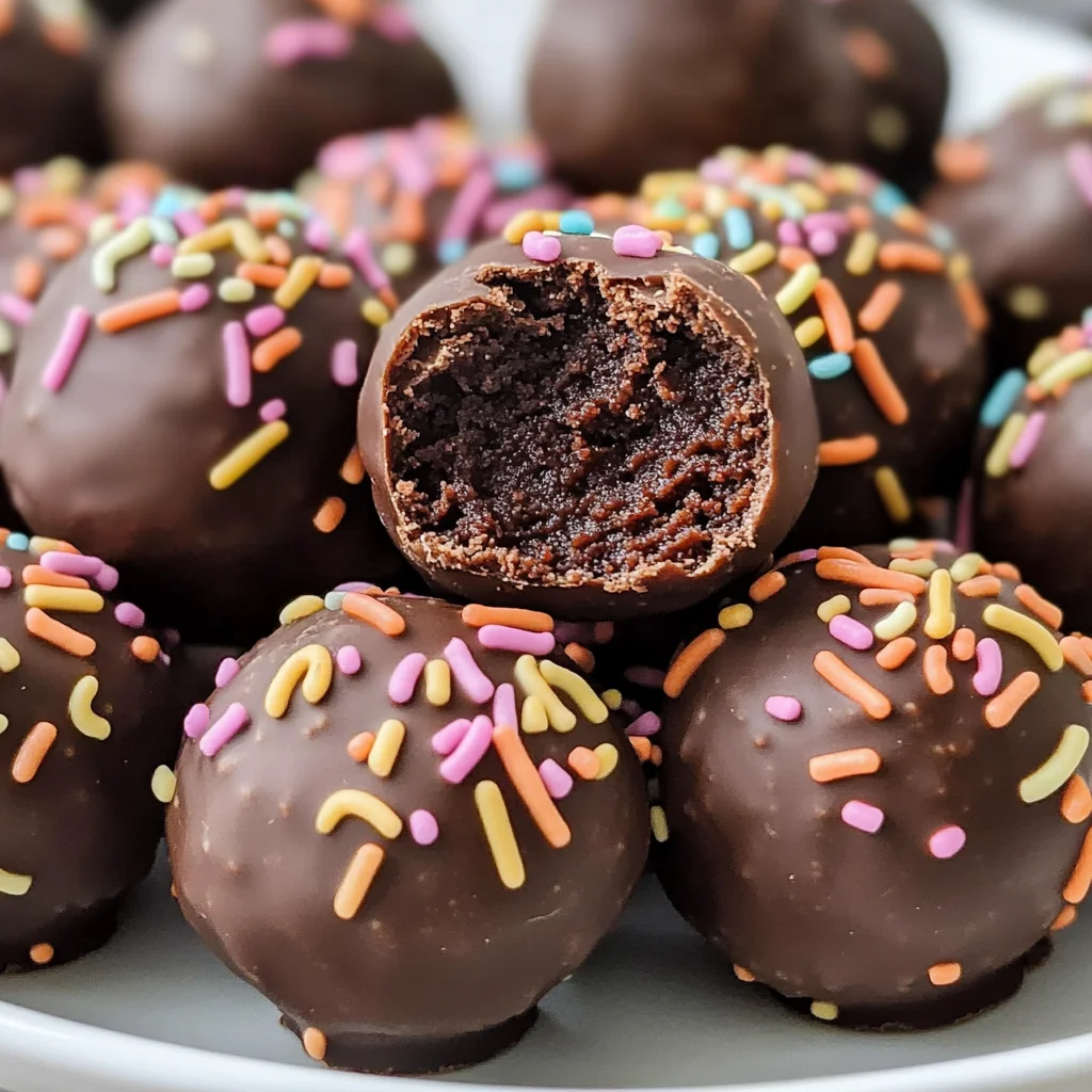 Easy Brownie Truffles Recipe
