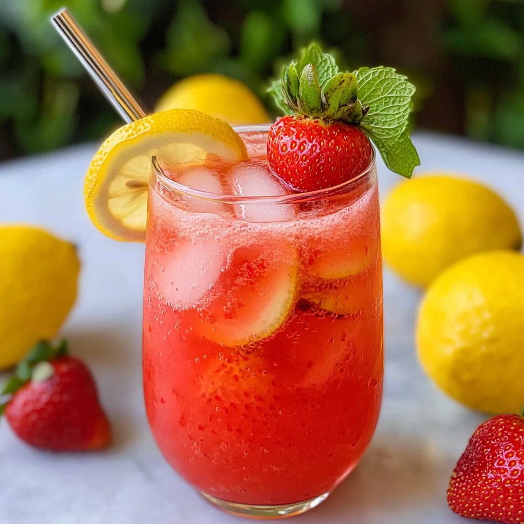 Easy Strawberry Lemonade Recipe