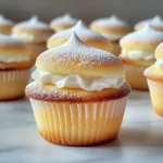 Fluffy Japanese Cotton Cheesecake Cupcakes You Must Try!