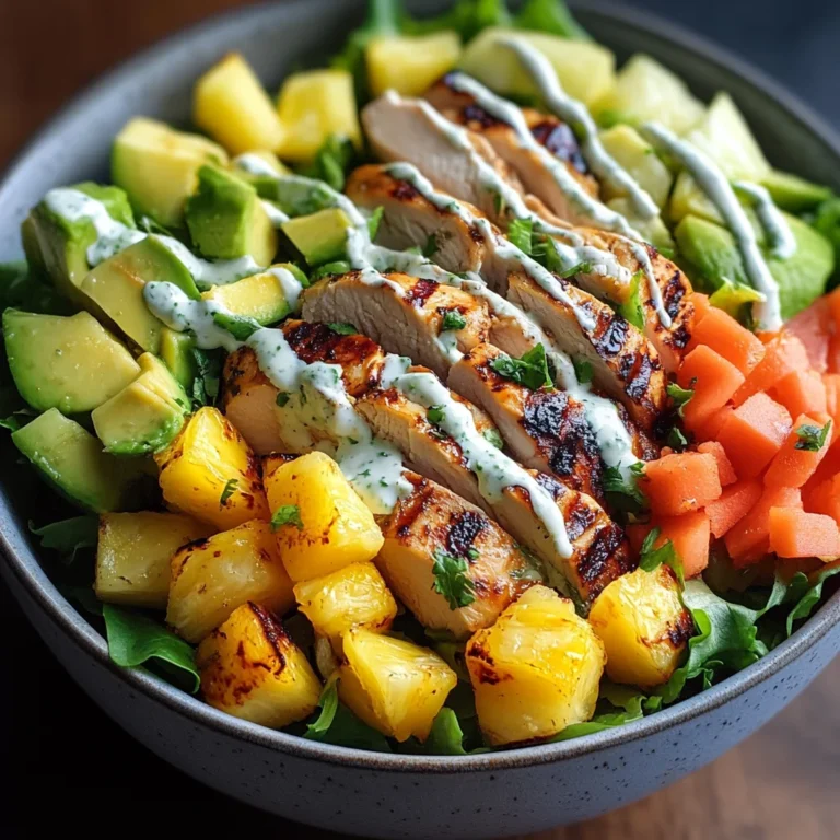 Hawaiian Chicken Salad Bowl