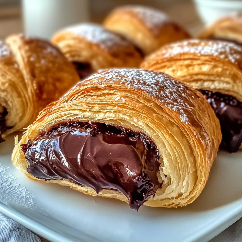 Homemade Chocolate Croissants: Indulge in Flaky Bliss at Home
