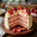 Homemade Strawberry Cake