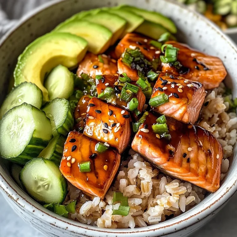 Honey Glazed Salmon Bowl: Quick, Healthy & Delicious Dinner