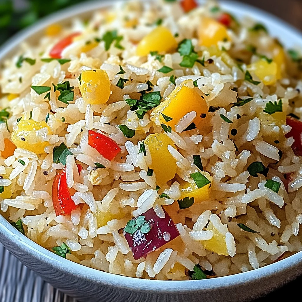 Island Coconut Pepper Rice