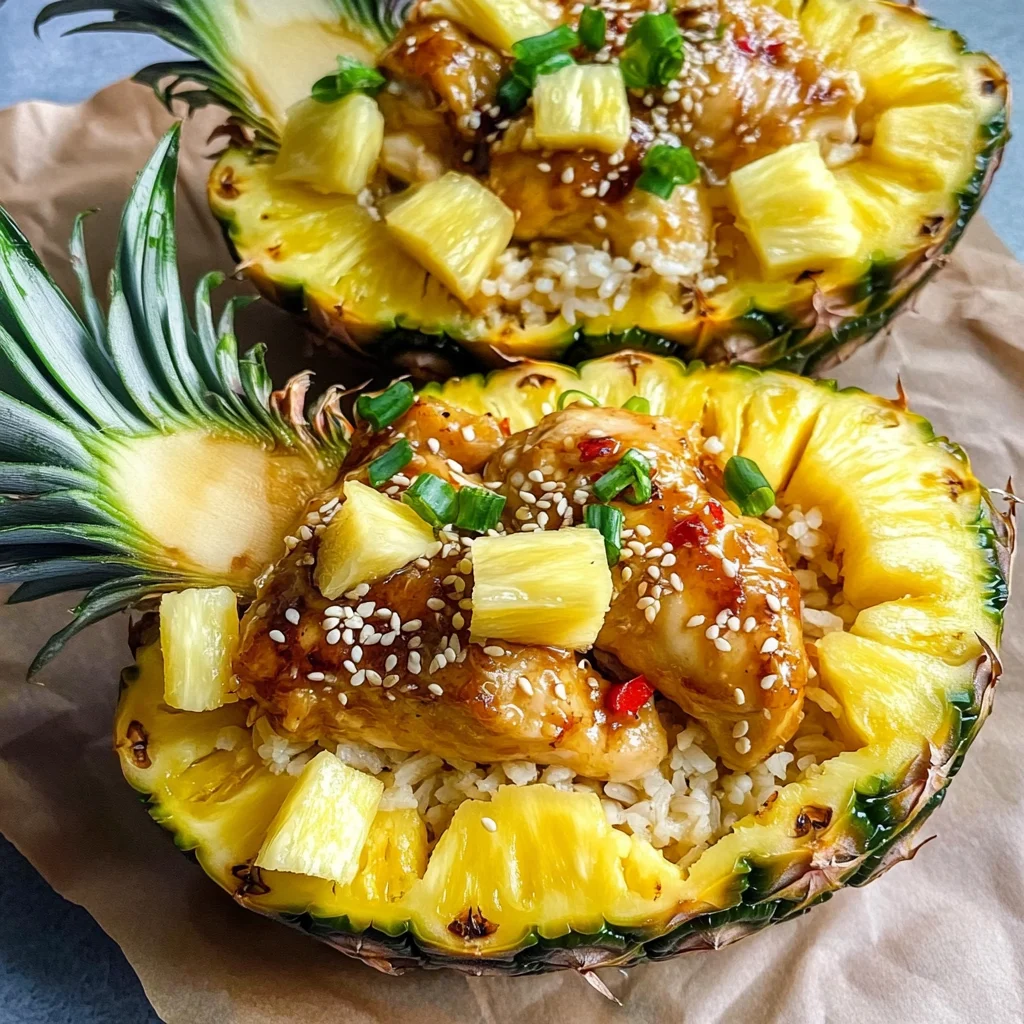 Pineapple Chicken With Rice Recipe