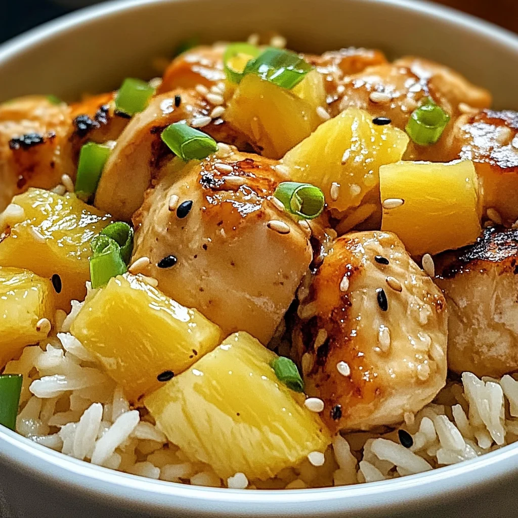 Pineapple Chicken and Rice Recipe – Easy Tropical Flavor