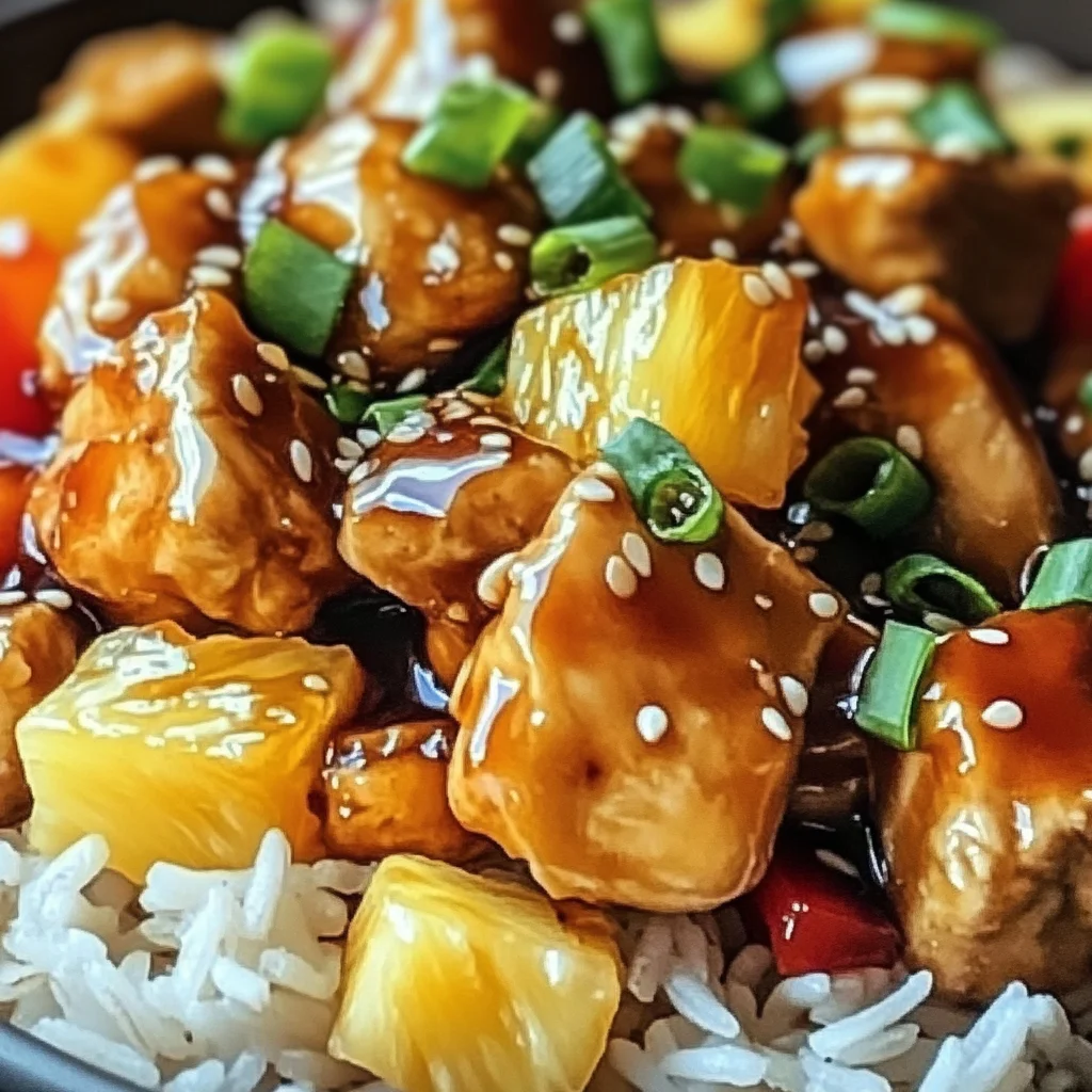Pineapple Chicken and Rice – A Sweet and Savory Weeknight Favorite