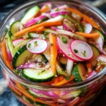 Quick Fridge Pickled Vegetables
