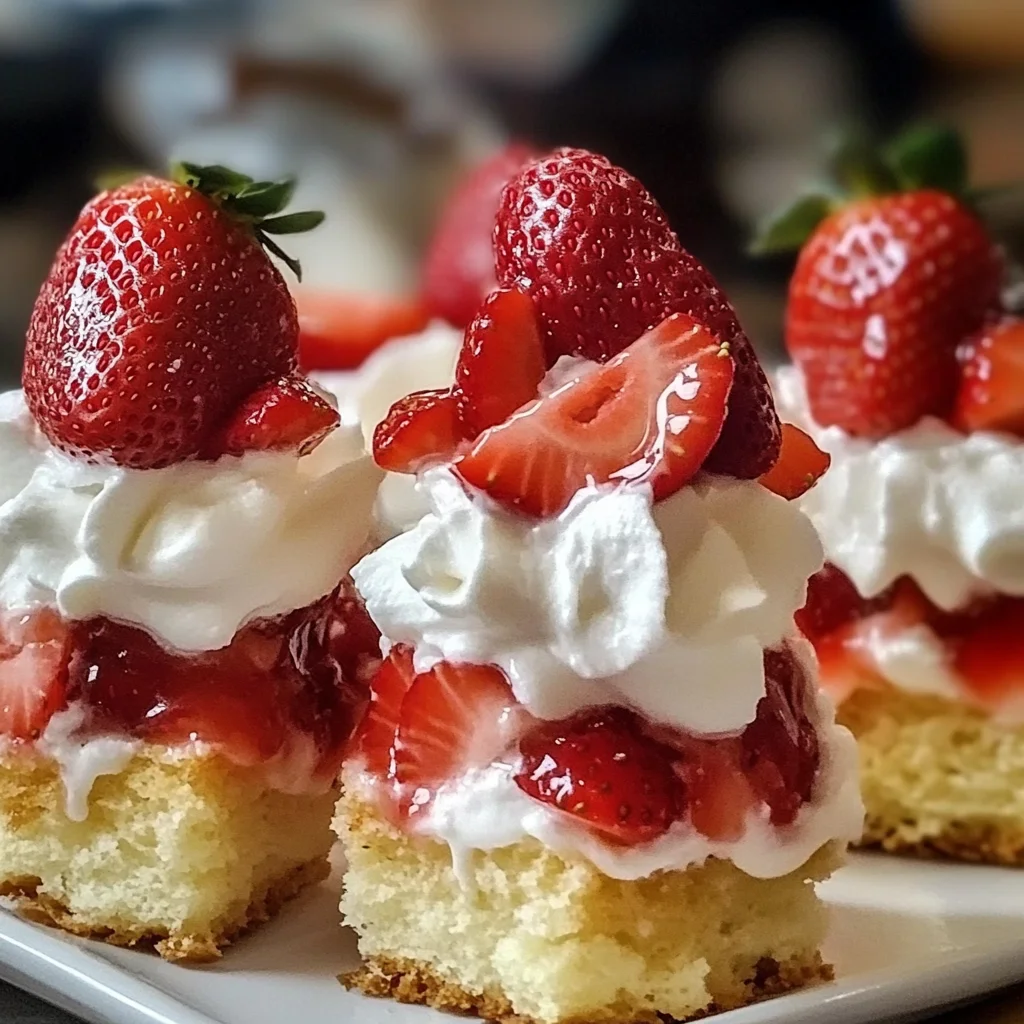Quick Strawberry Shortcake Cups