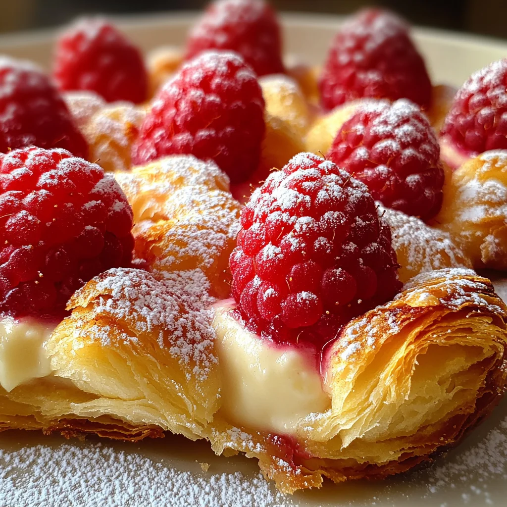 Raspberry Custard Pastry Recipe