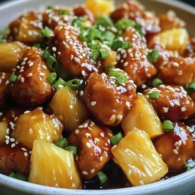 Sticky Teriyaki Pineapple Chicken