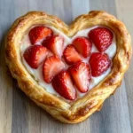 Strawberry Cream Cheese Heart Danishes
