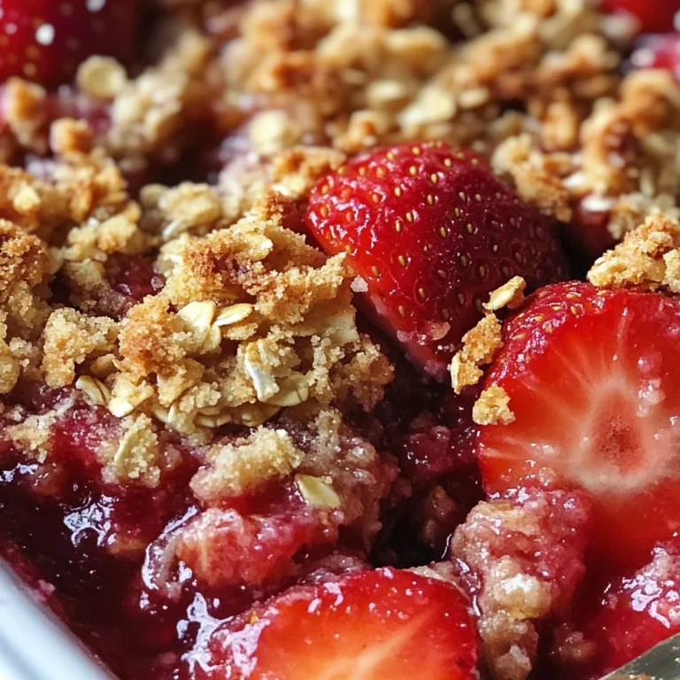 Strawberry Crisp Recipe