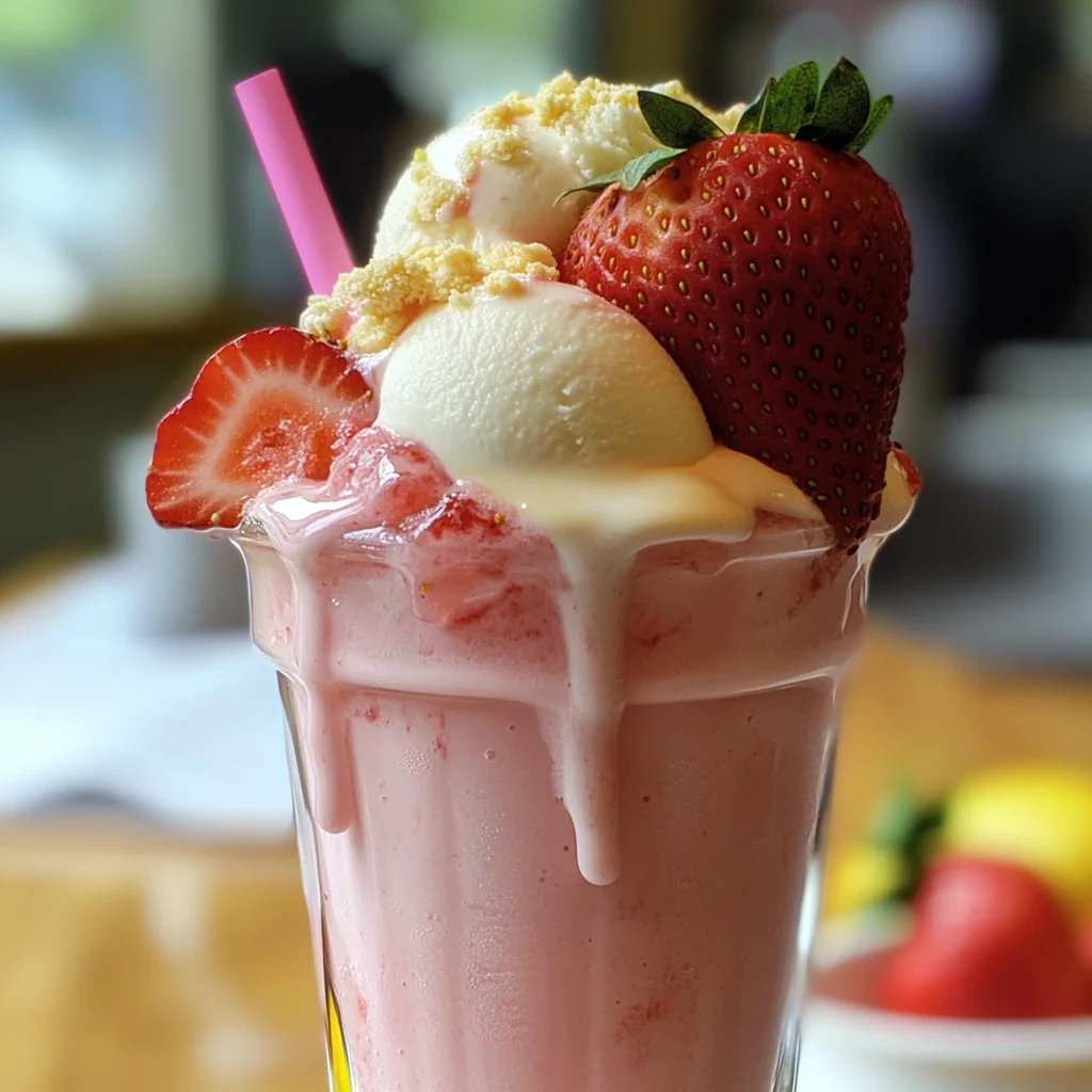 Strawberry Frosted Lemonade.
