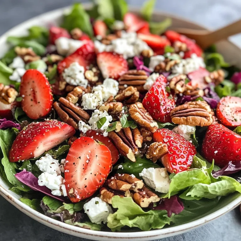 Strawberry Pecan Salad