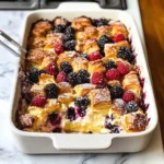 Sweet Breakfast Casserole (with Croissants)